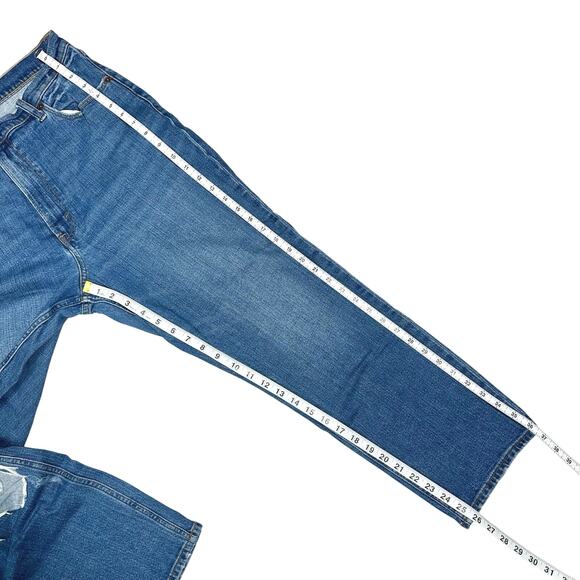 A&F | Women | The Ankle Straight Ultra High Rise Curve Love Denim Jeans | Sz 31 - Picture 5 of 16